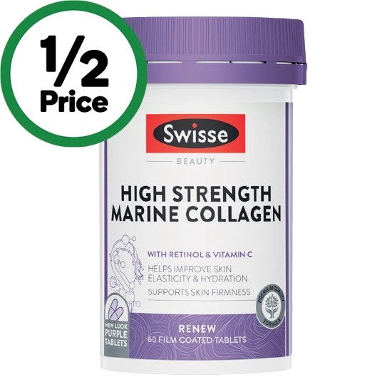 Swisse Beauty High Strength Marine Collagen Tablets Pk 60†