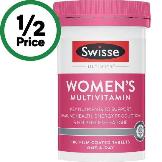 Swisse Ultivite Women’s Mulitvitamin Tablets Pk 100*