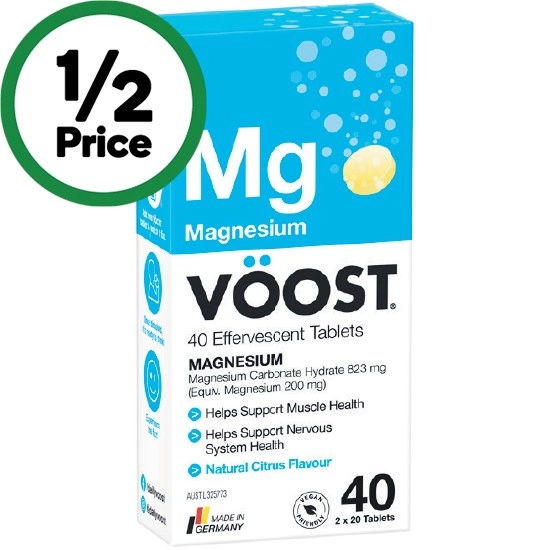 Voost Magnesium Effervescent Tablets Pk 40*