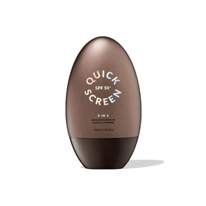 The Quick Flick Quick Screen SPF50+ 3-in-1 Bronzing Serum Drops & Primer 35mL