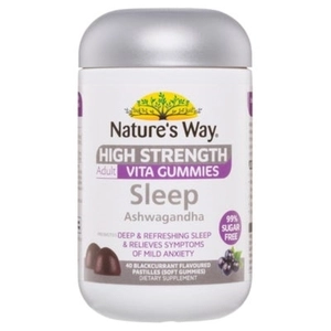 Nature's Way High Strength Adult Vita Gummies Sleep Ashwagandha 40 Gummies