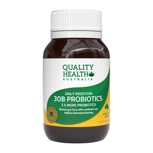 QUALITY HEALTH Daily Digestion 30B Probiotics 30 Capsules