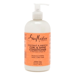 SheaMoisture Coconut & Hibiscus Curl & Shine conditioner 384mL