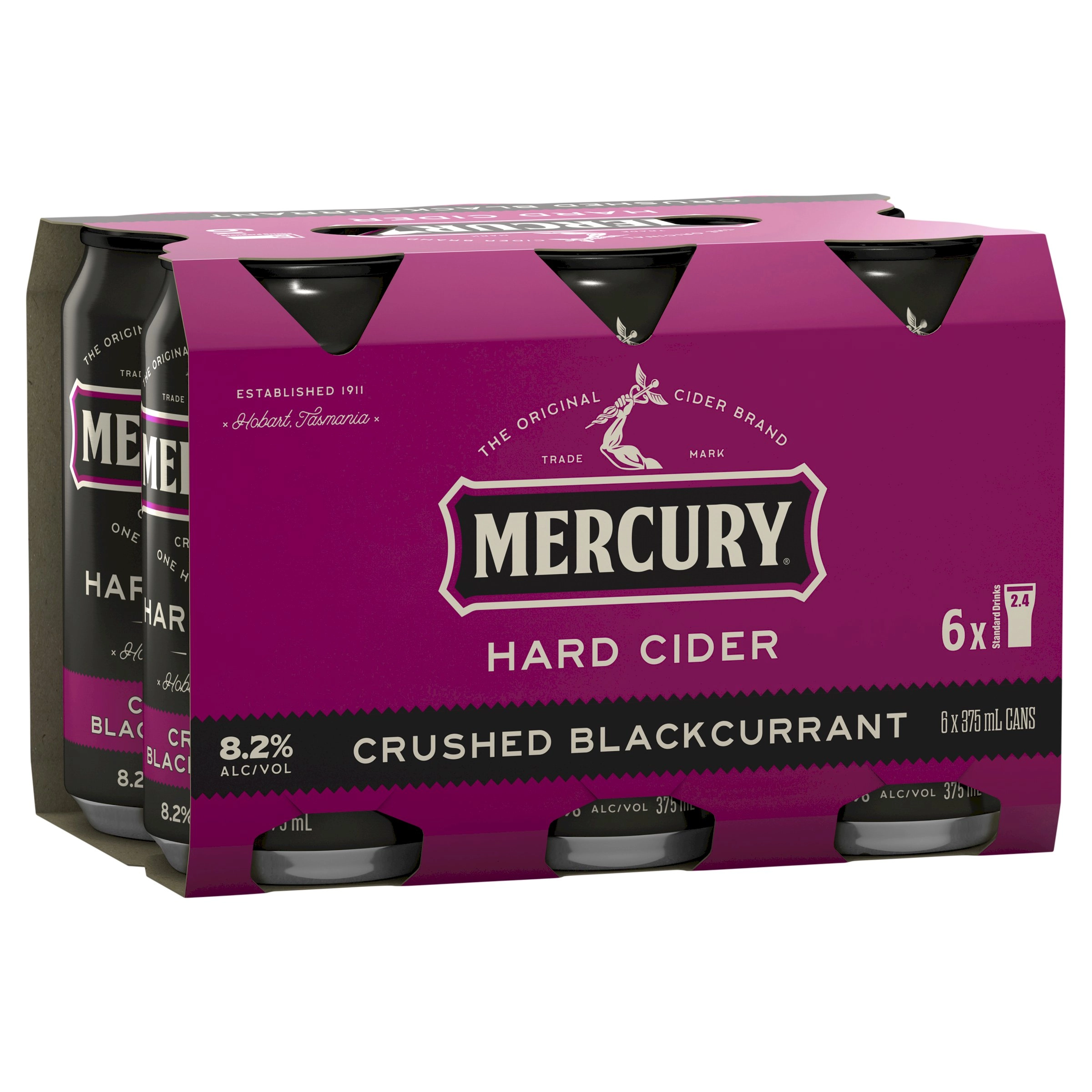 Mercury Hard Cider Blackcurrant Cans 6x375ml