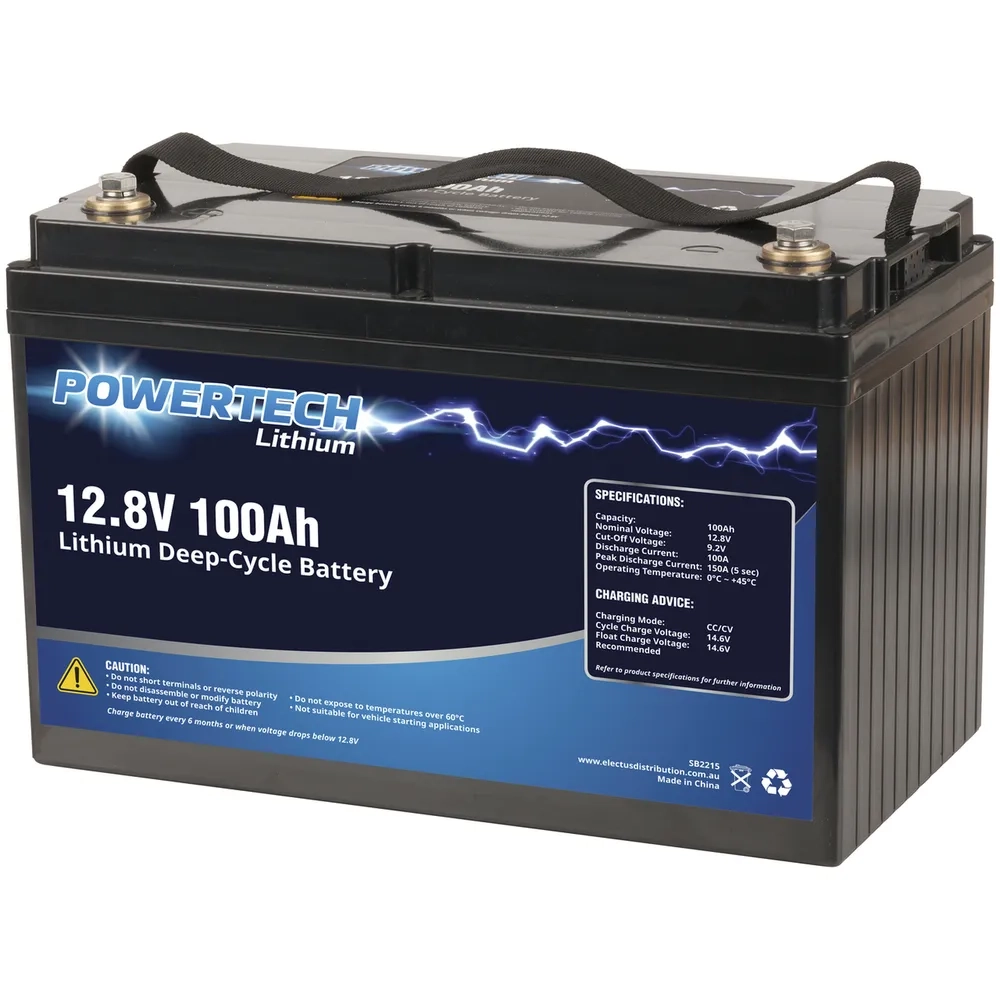 12.8V 100Ah Lithium Deep Cycle Battery