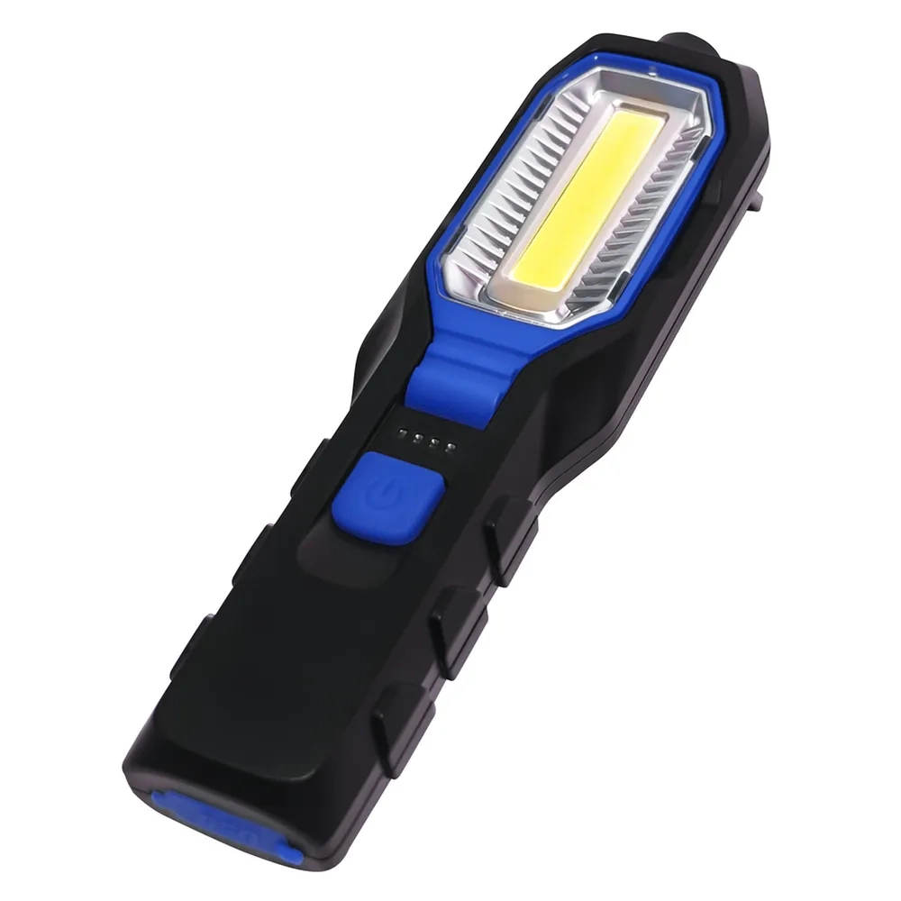 240 Lumen Rechargeable and Adjustable COB Worklight with Magnet, Hook and USB Output