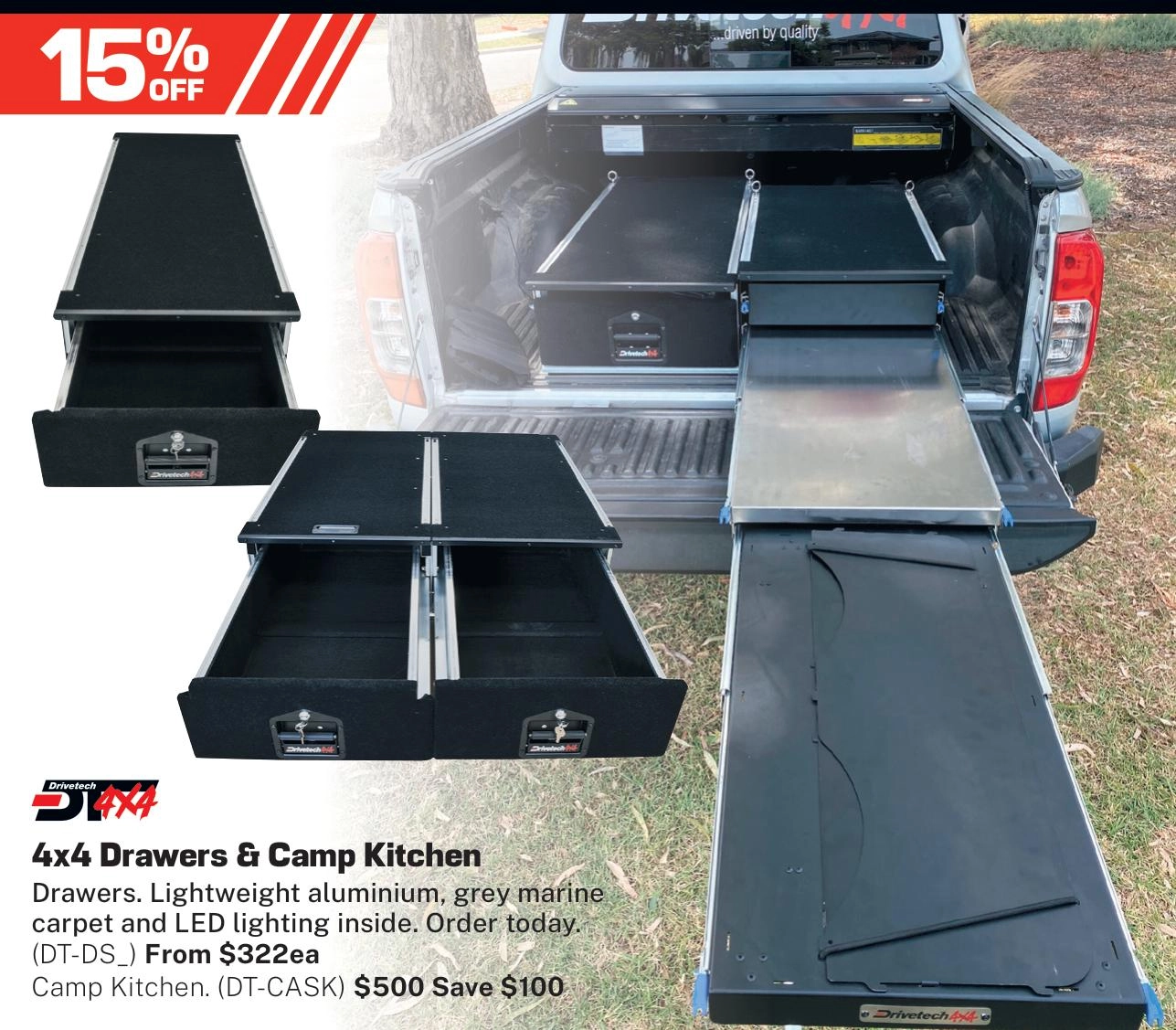 Drivetech 4x4 Drawers