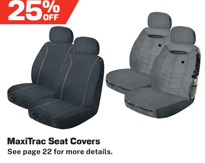 MaxiTrac Seat Covers