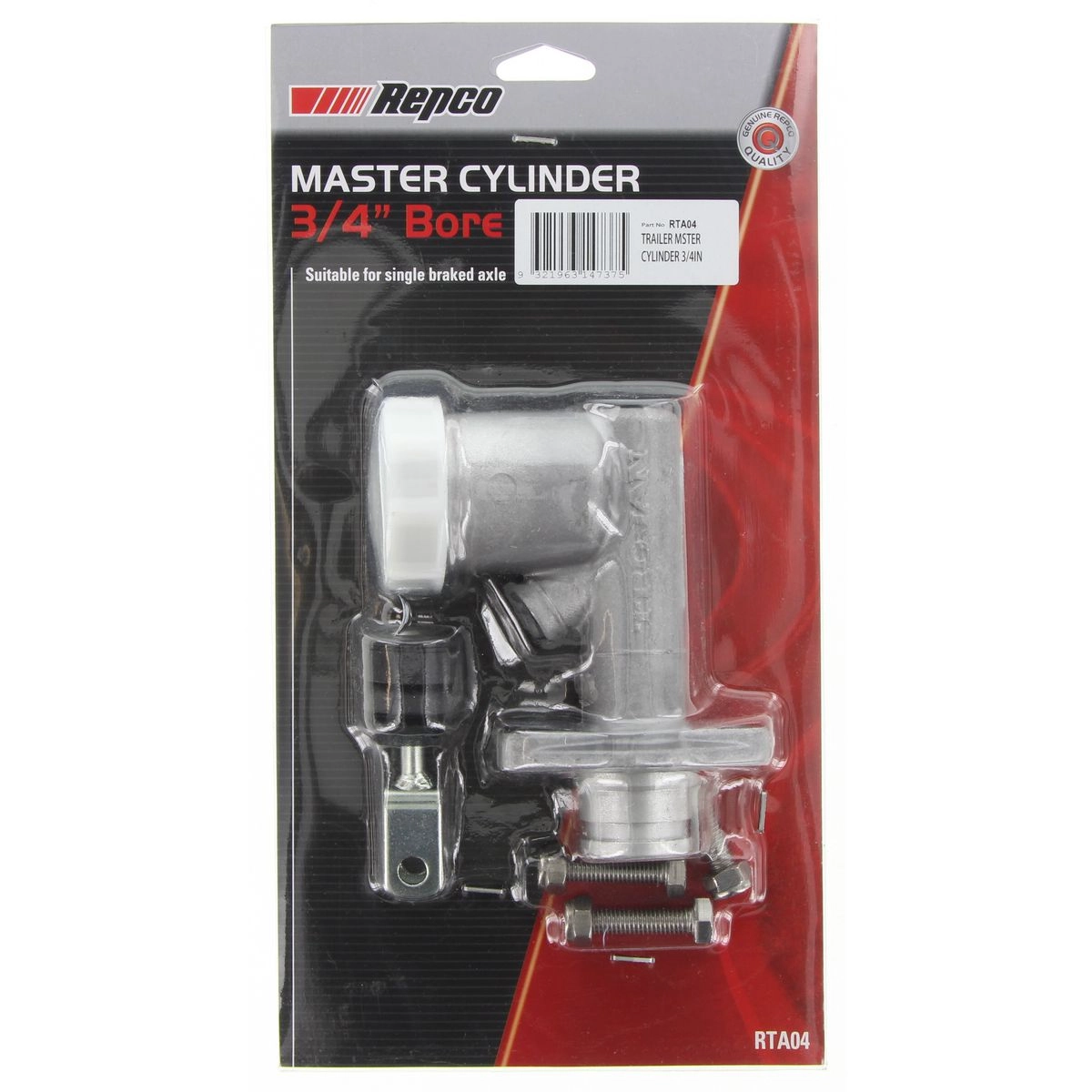 Repco Trailer Master Cylinder 3/4in - RTA04