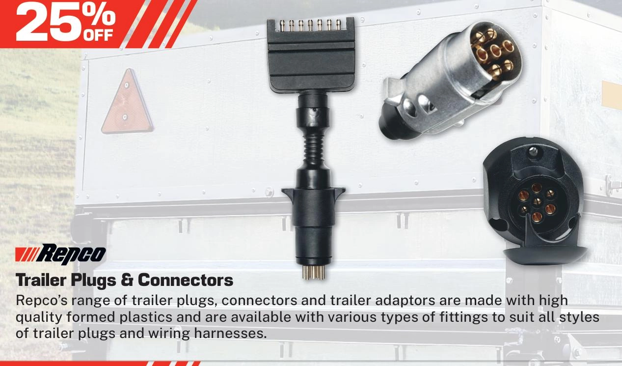 Repco Trailer Plugs & Connectors