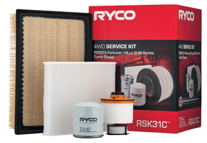 Ryco 4WD Filter Service Kit - RSK31C