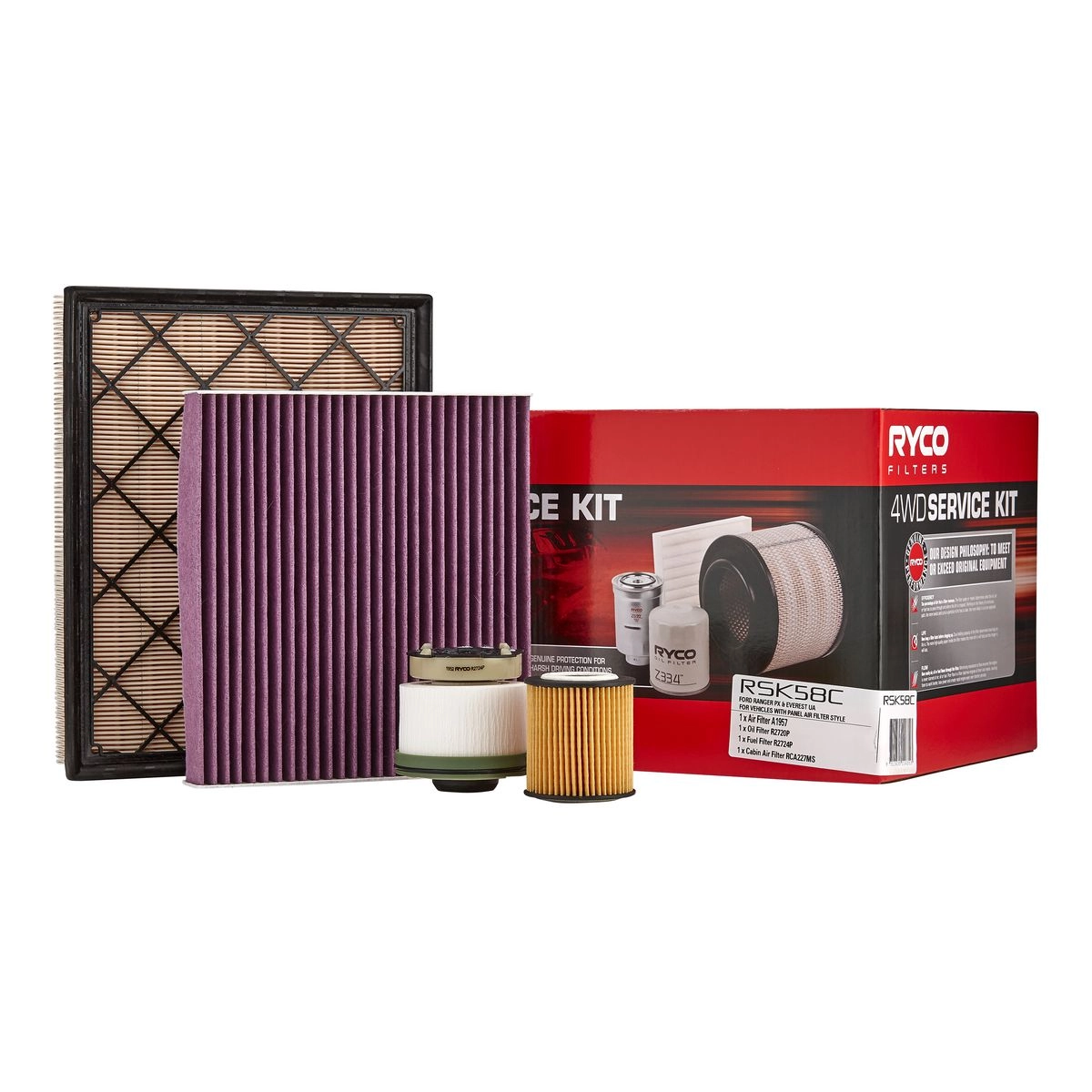 Ryco Filter Service Kit - RSK58C