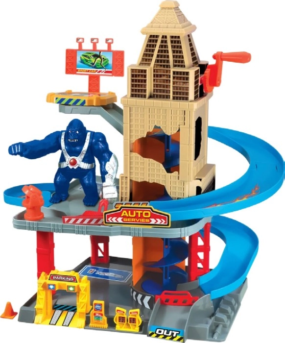 Express Wheels Track N' Town Gorilla Attack Playset