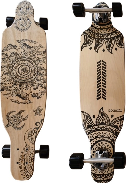 Swifte 38x9“ Longboard - Beach Tribal