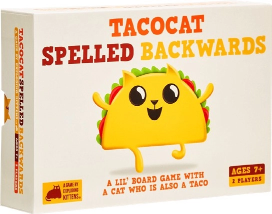 Tacocat Spelled Backwards Card Game