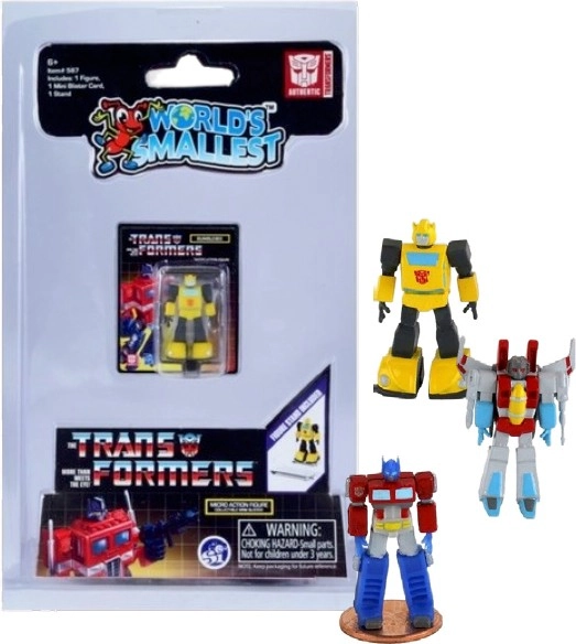 World's Smallest Transformers Figures