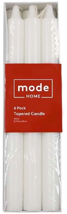 Mode Home Taper Candle 6 Pack