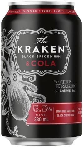 Kraken Rum 5.5% Varieties 4 Pack