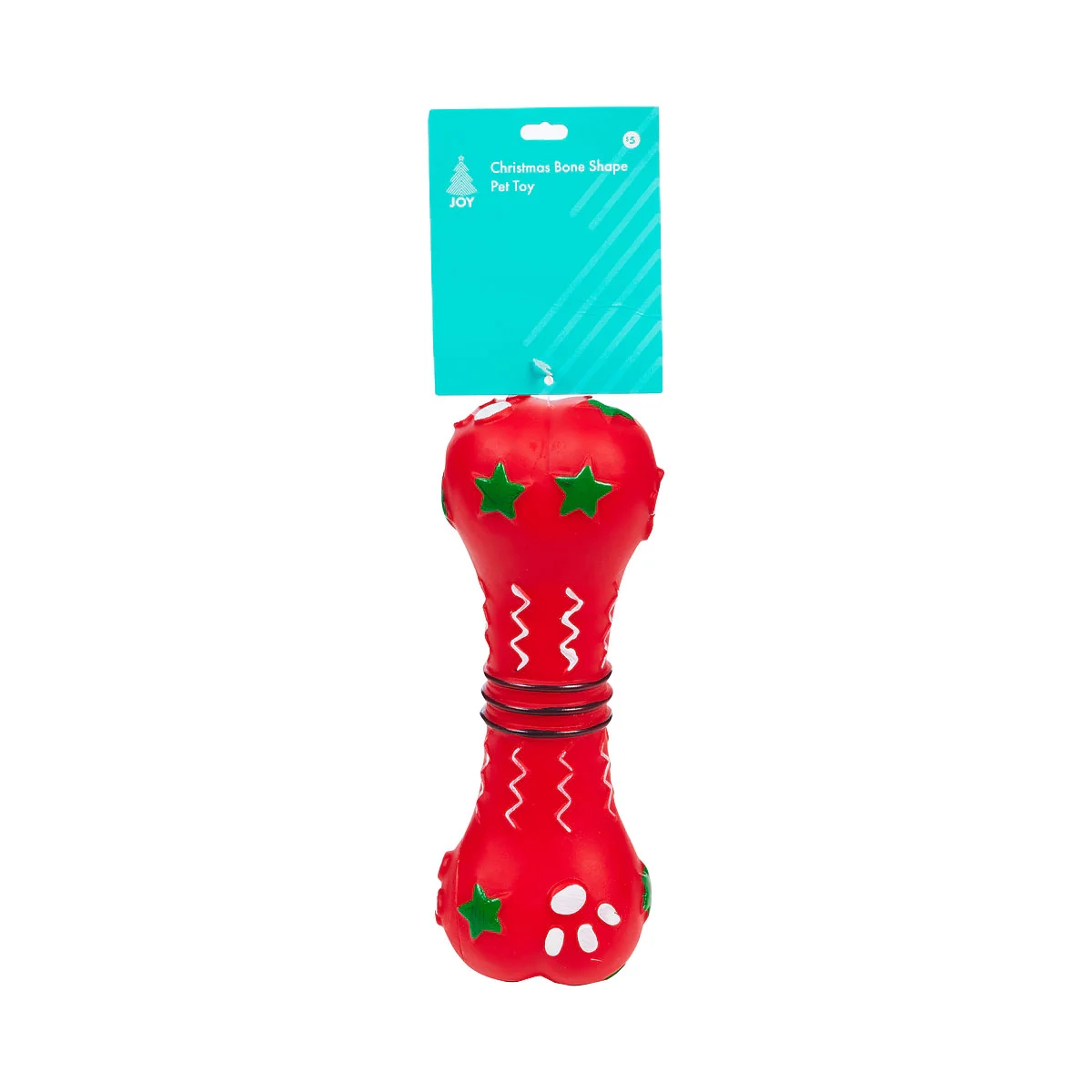 Christmas Bone Shape Pet Toy Assorted