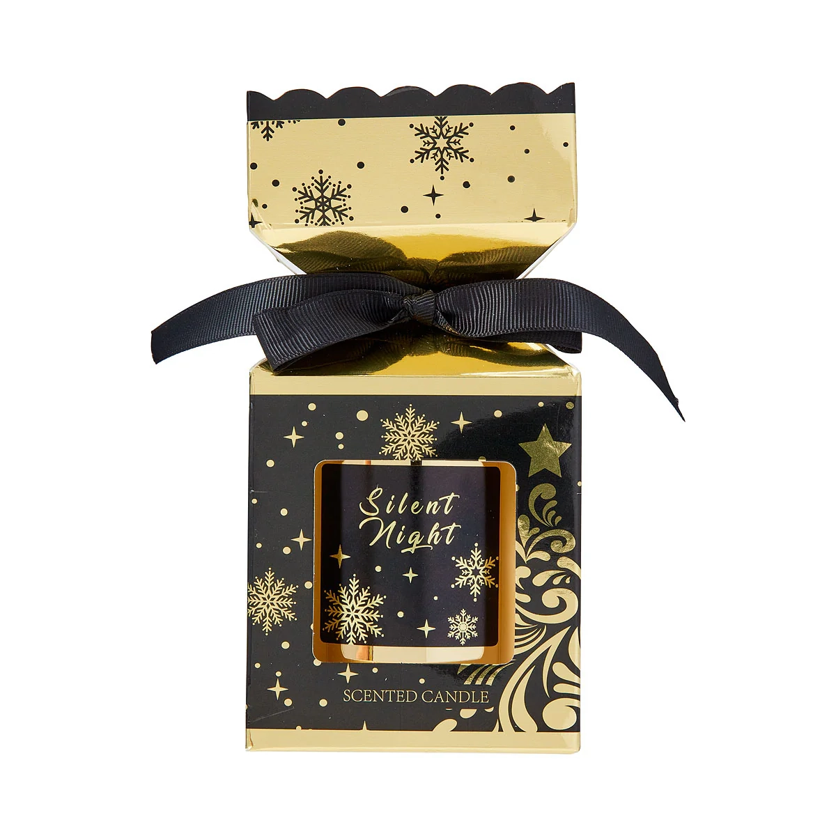 Christmas Luxe Metallic Bon Bon Candle Gold/Silver