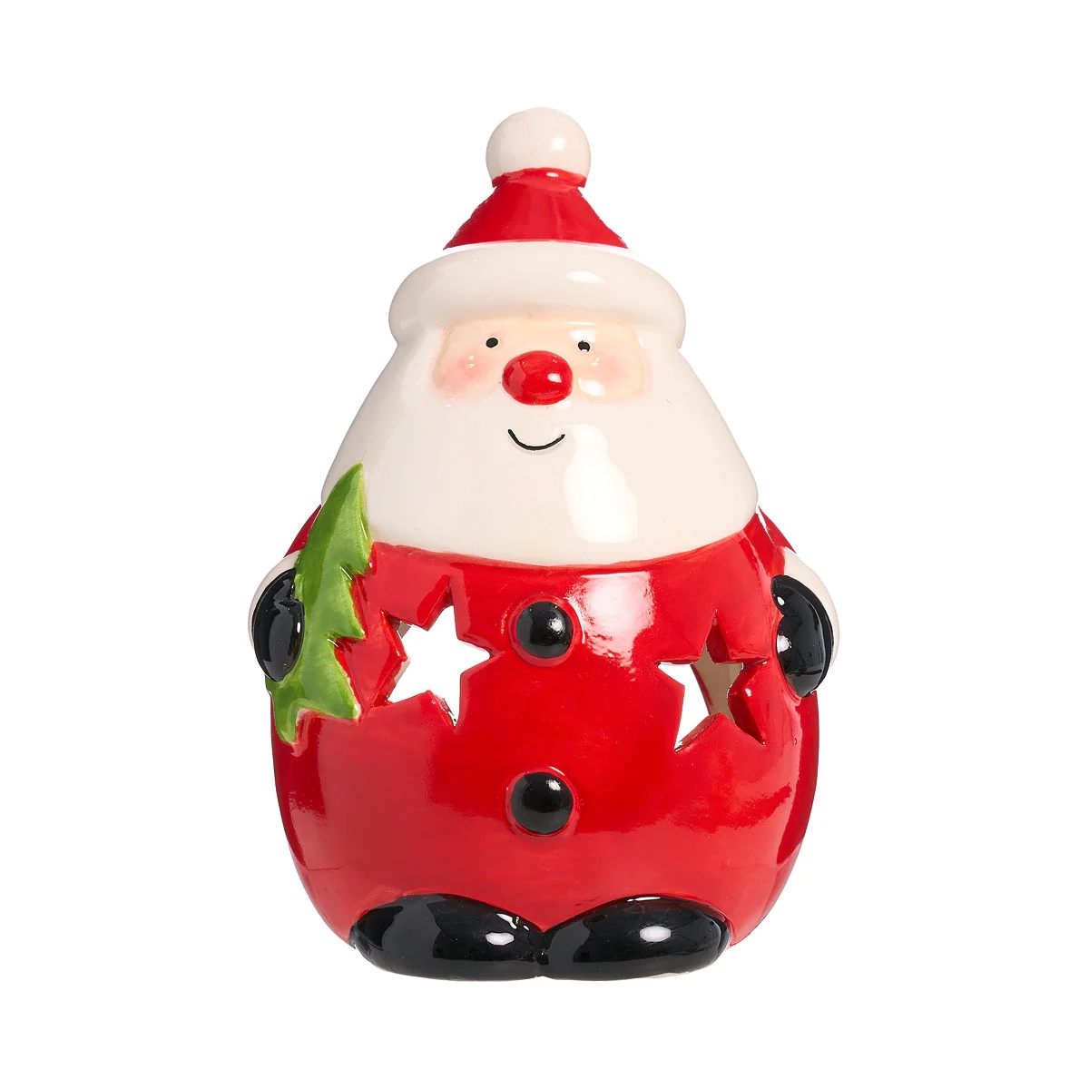 Christmas Santa Tealight Holder Ornament