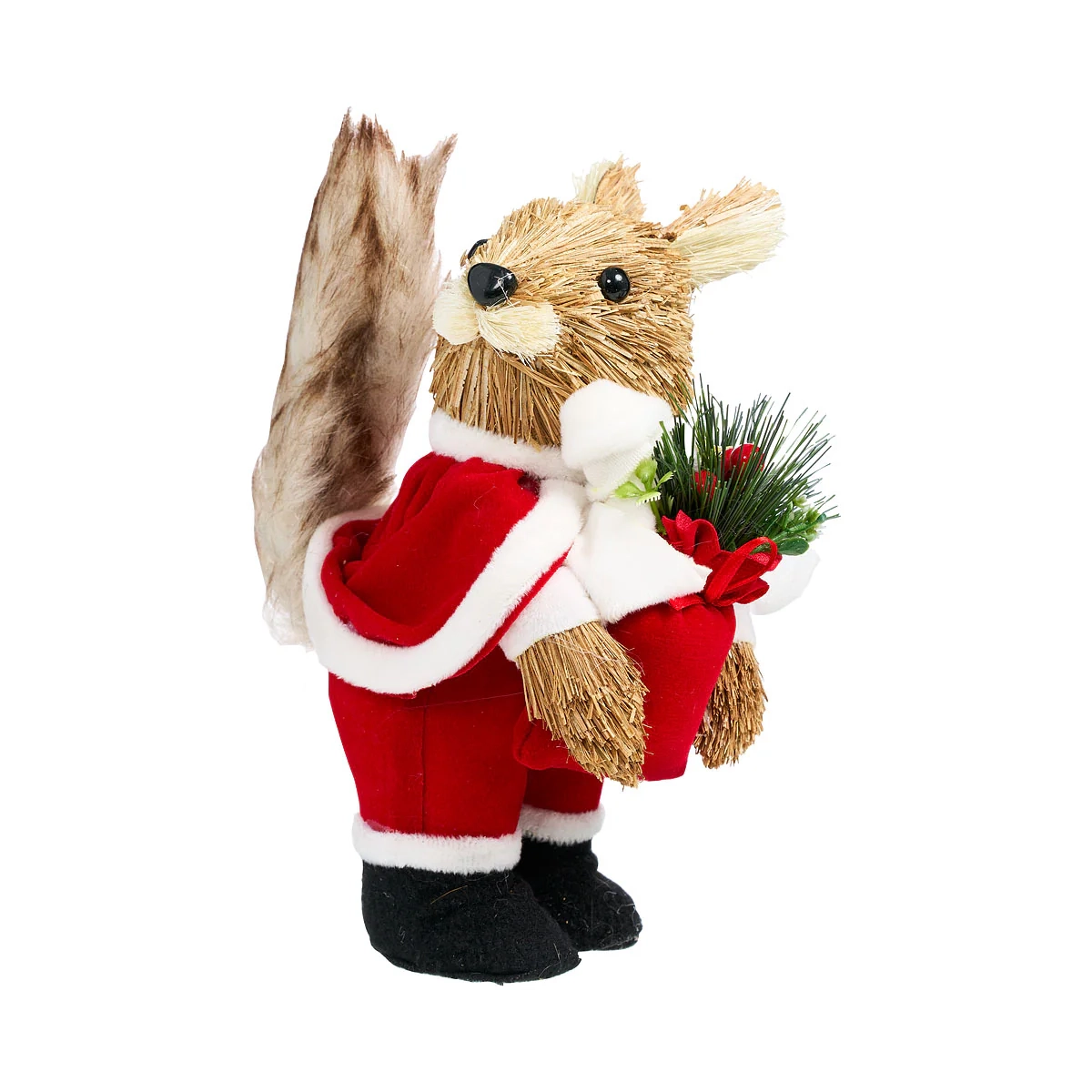 Christmas Straw Squirrel