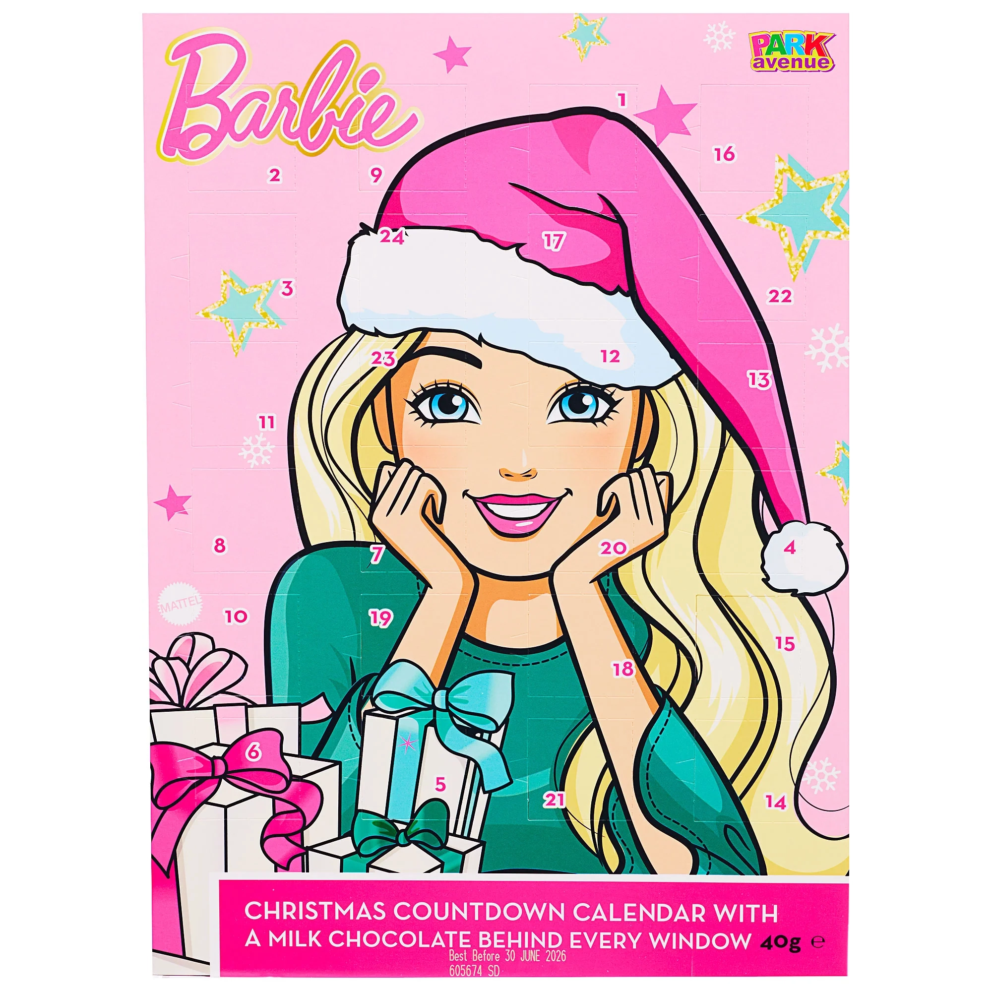 Milk Chocolate Advent Calendar Barbie/Transformers 40g