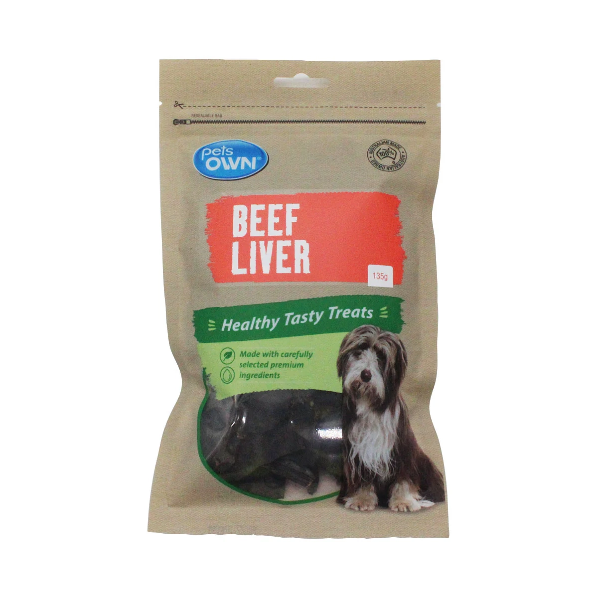 Pet's Own Beef Liver 135gm