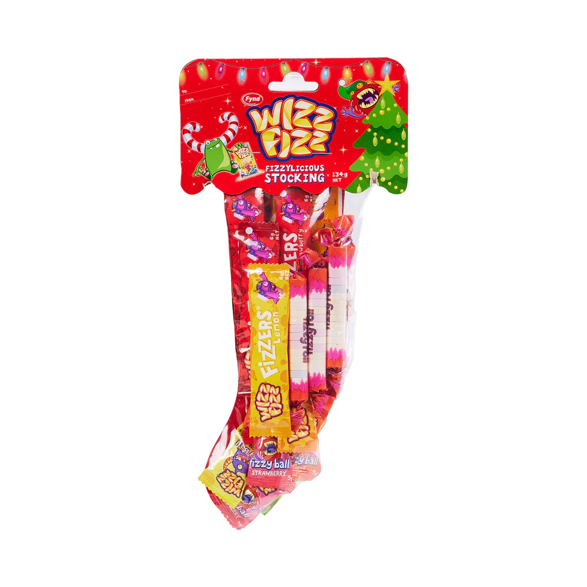 Wizz Fizz Christmas Stocking 134g