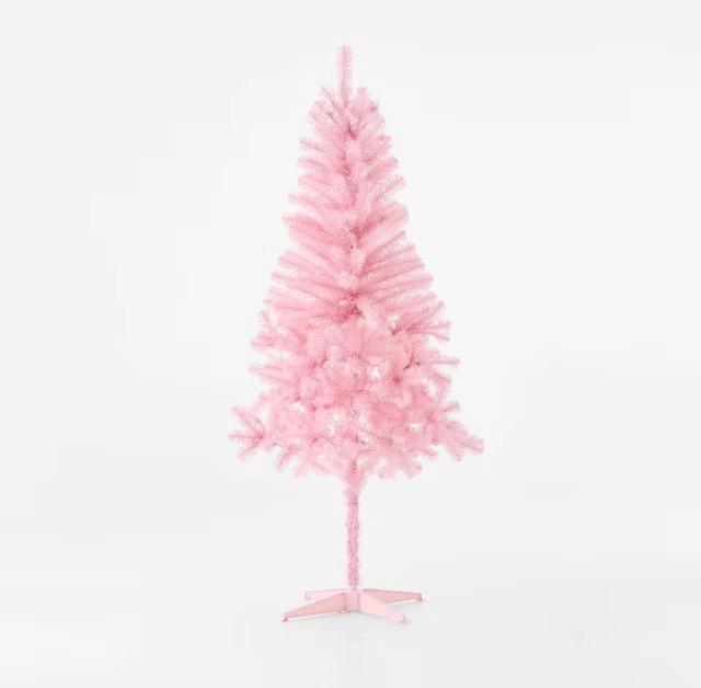 1.82m (6ft) Pink Prelit Christmas Tree