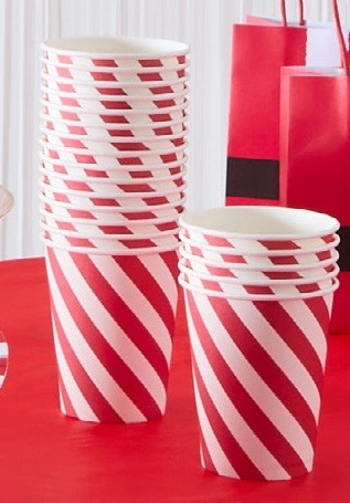 20 Pack Christmas Paper Cups