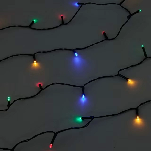 200 Solar Powered LED Multi-Coloured String Lights