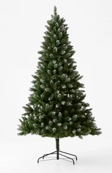 2.13m (7ft) Pine Prelit Christmas Tree