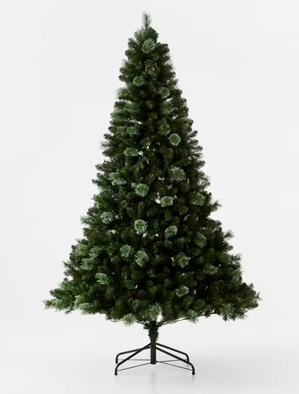 2.4m (8ft) Cashmere Prelit Christmas Tree