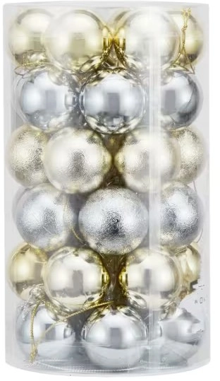 36 Pack 4cm Luxury Baubles