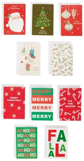 40 Pack Christmas Cards - Assorted