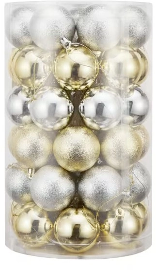 47 Pack 6cm Luxury Baubles