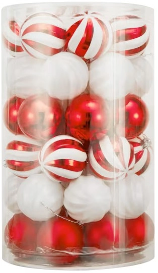 47 Pack 6cm Novelty Baubles