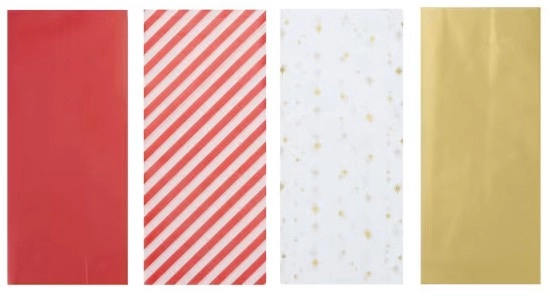 6 Piece Christmas Tissue Paper - Assorted