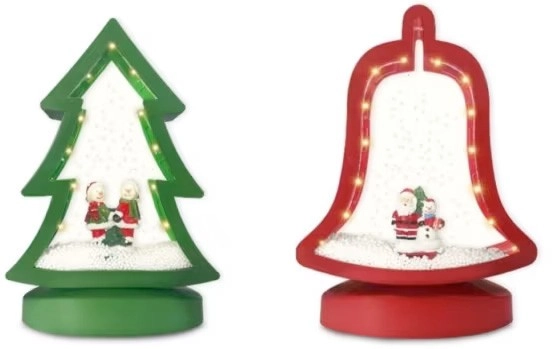 Battery Operated LED Animated Ornament - Assorted