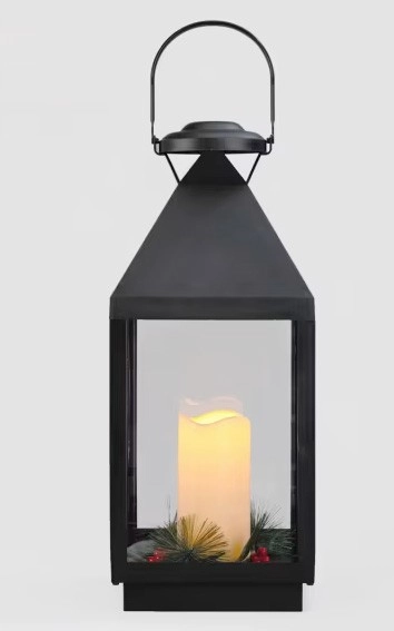 Battery Operated LED Light Up Extra Large Floor Lantern