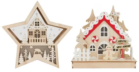 Battery Operated Light Up Village - Assorted