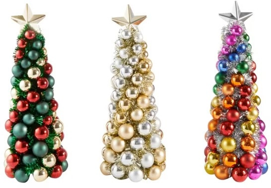 Bauble Tabletop Tree - Assorted