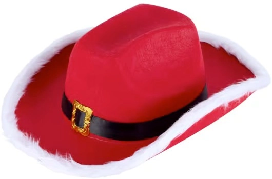 Christmas Cowboy Hat