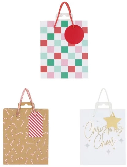 Christmas Gift Bag - Small, Assorted