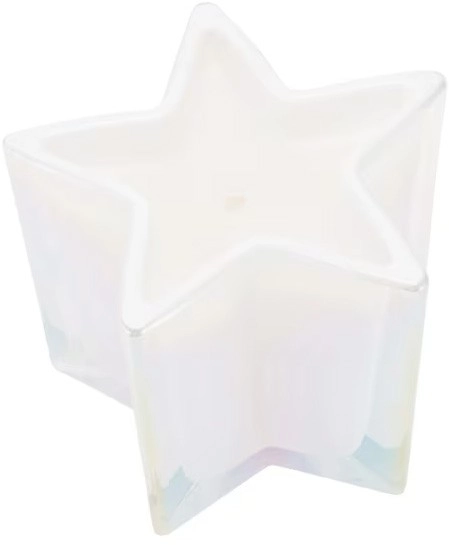 Christmas Iridescent Star Candle