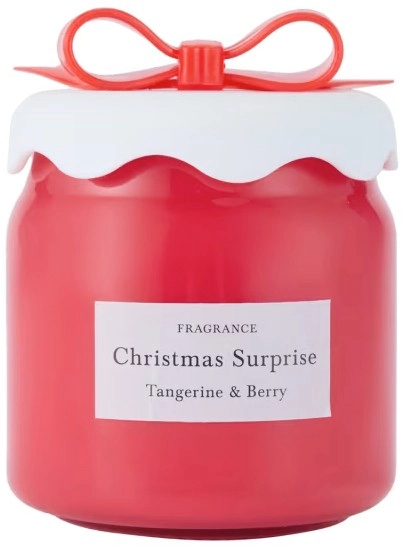 Christmas Surprise Bow Lid Candle