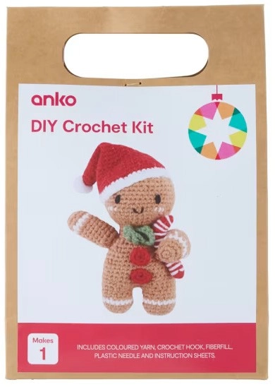 DIY Crochet Kit - Gingerbread Man