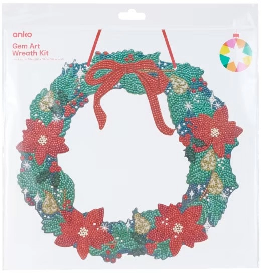 Gem Art Wreath Kit