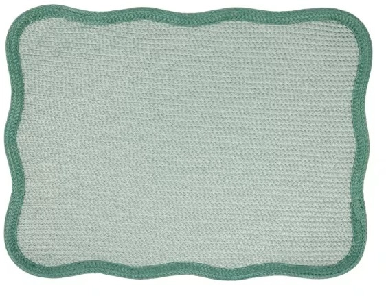 Green Wavy Placemat